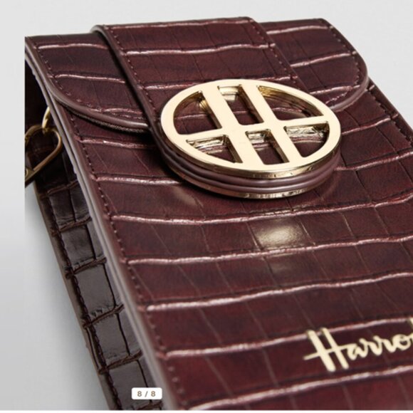 Harrods Croc-Embolished Nano Bag - Picture 3 of 7